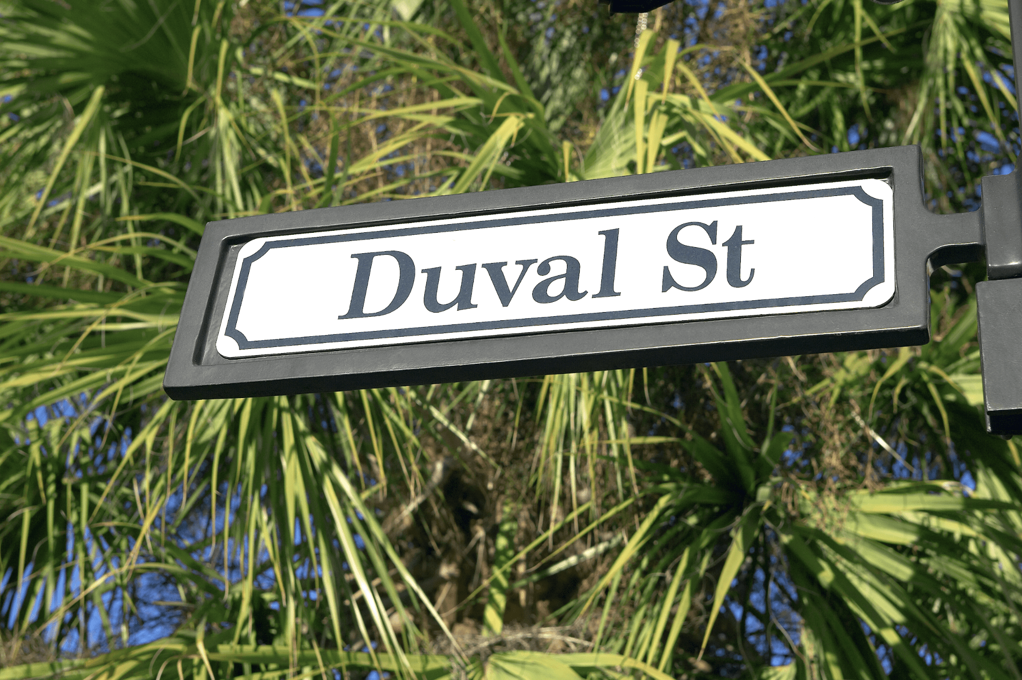 Duval Street sign.