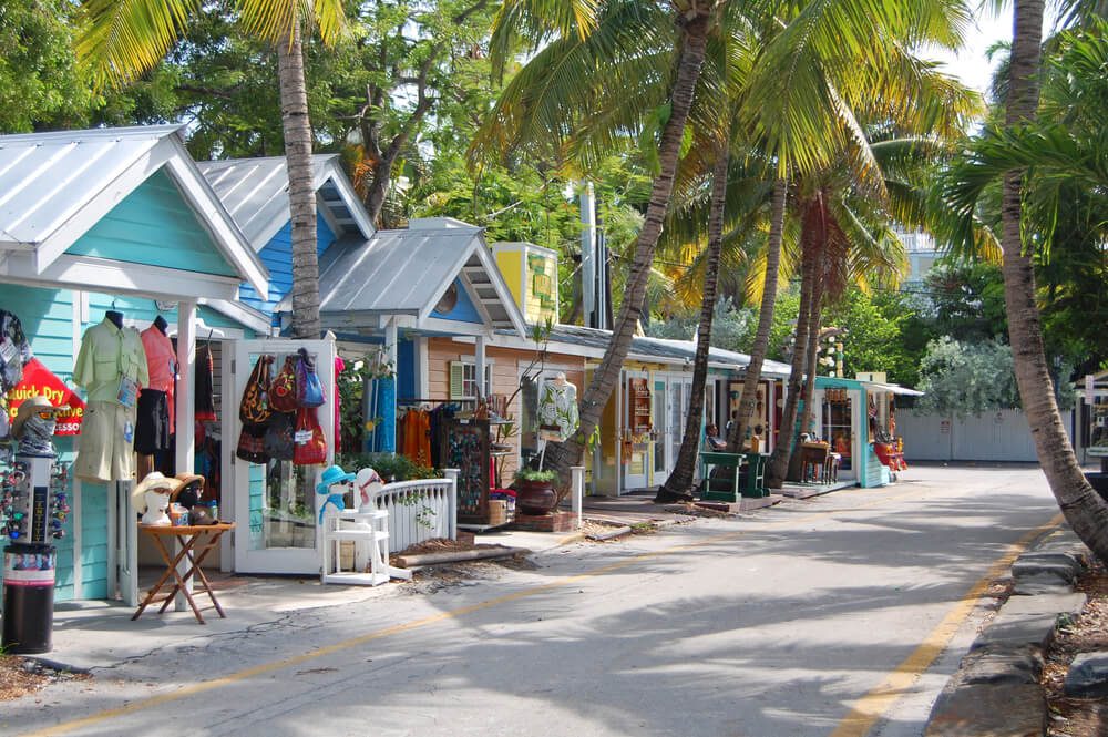 A photo of Bahama Village in Key West.