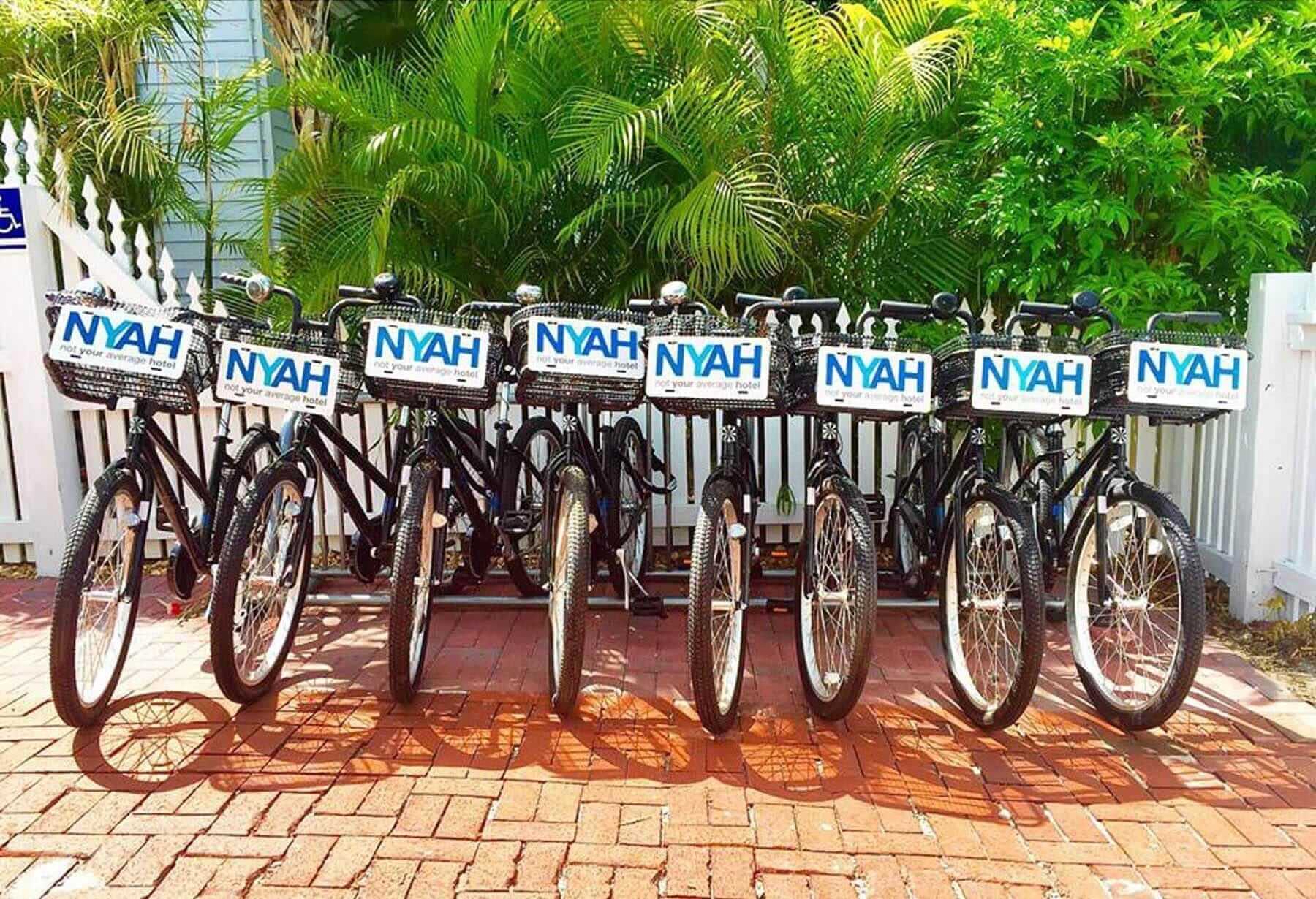 Bike rentals to check out and use to explore free things to do in Key West.